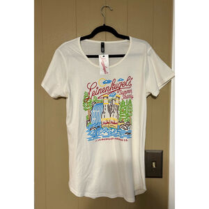 Leinenkugel's Summer Shandy Beer Women’s Graphic T-shirt Size L White